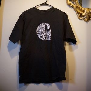 Carhartt Men’s Small Black Original Fit T-Shirt with Carhartt Tools Logo